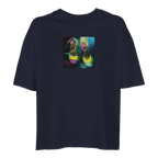 Adventurous - "Dancing in Colours" T-shirt French Navy XS 1