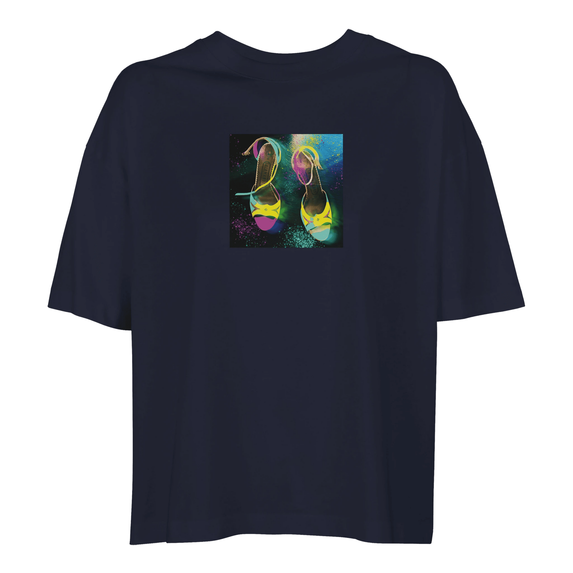 Adventurous - "Dancing in Colours" T-shirt French Navy XS 9