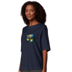 Adventurous - "Dancing in Colours" T-shirt French Navy XS 6