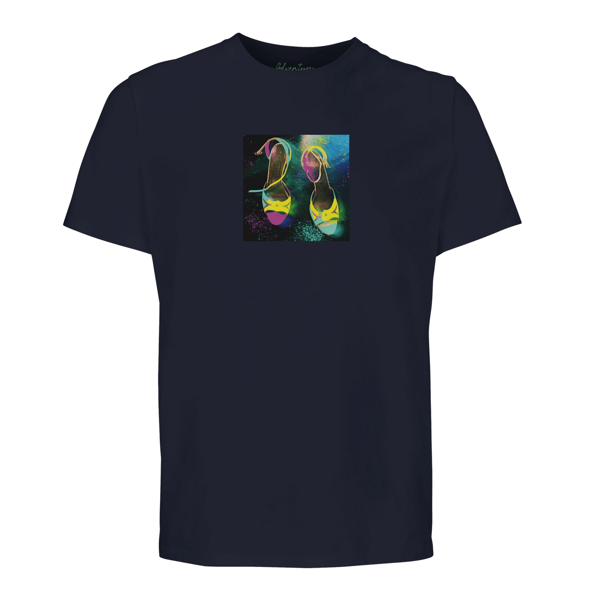 Adventurous - "Dancing in Colours" T-shirt French Navy XS 33