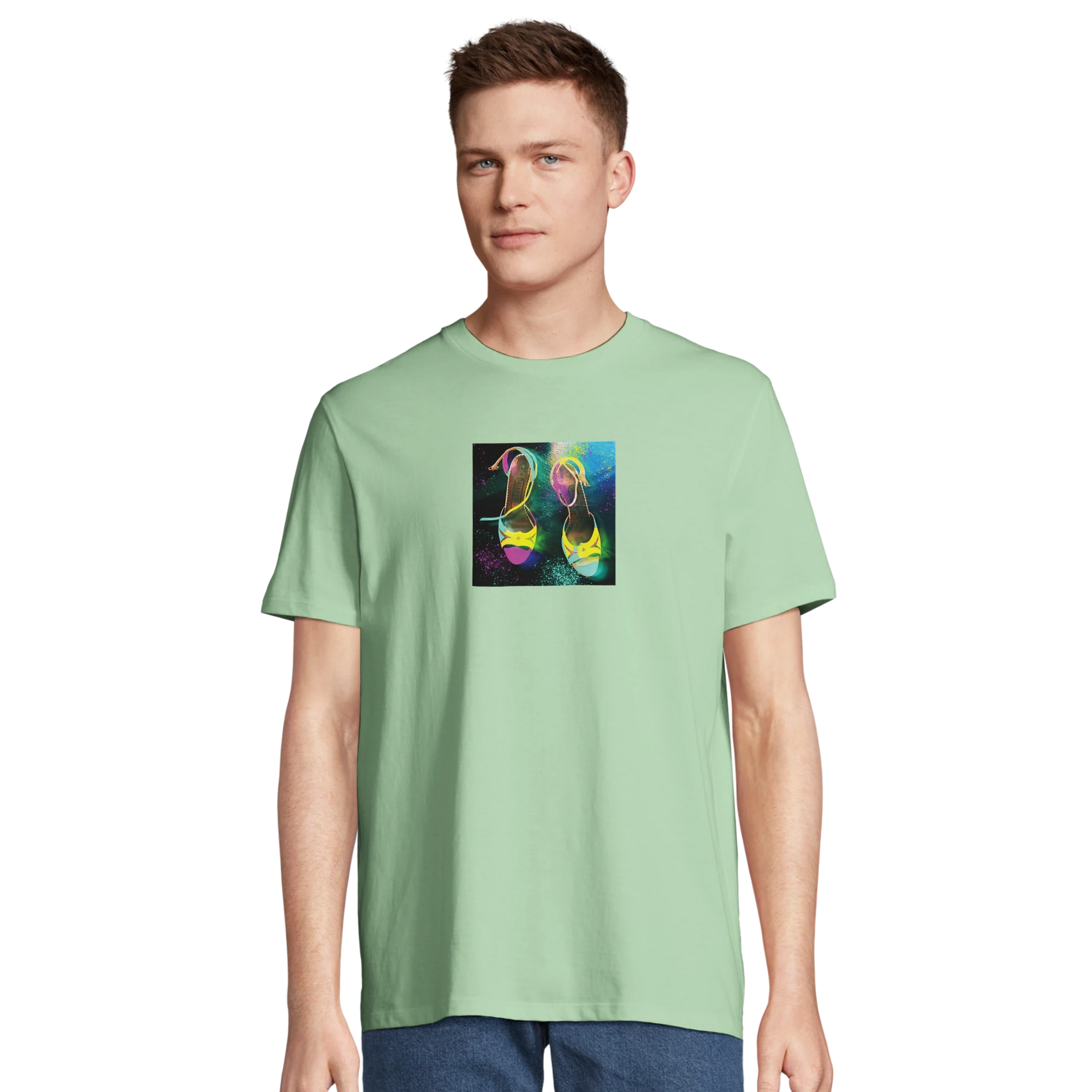 Adventurous - "Dancing in Colours" T-shirt frozen green XS 12