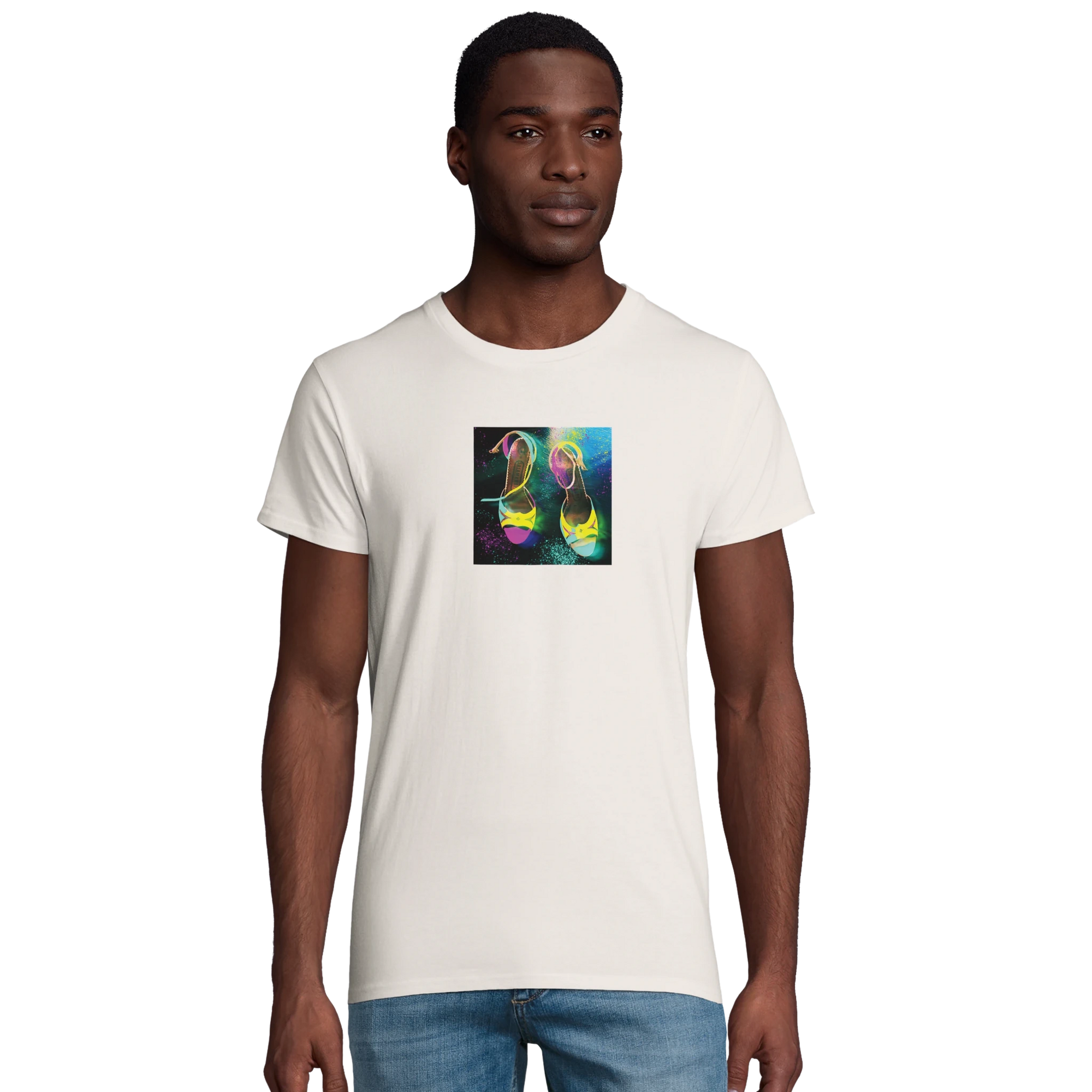 Adventurous - "Dancing in Colours" T-shirt Off White XS 19