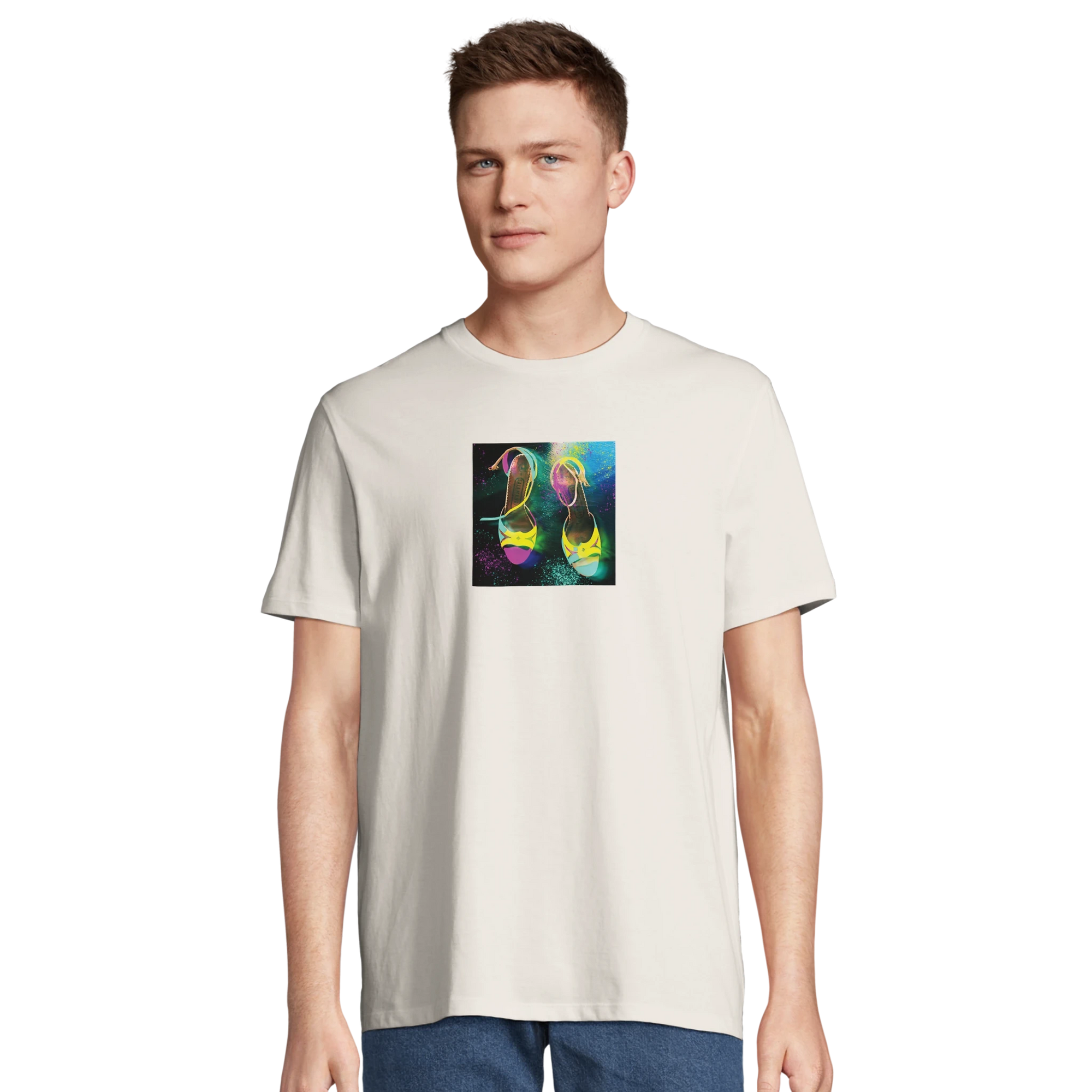 Adventurous - "Dancing in Colours" T-shirt Off White XS 42