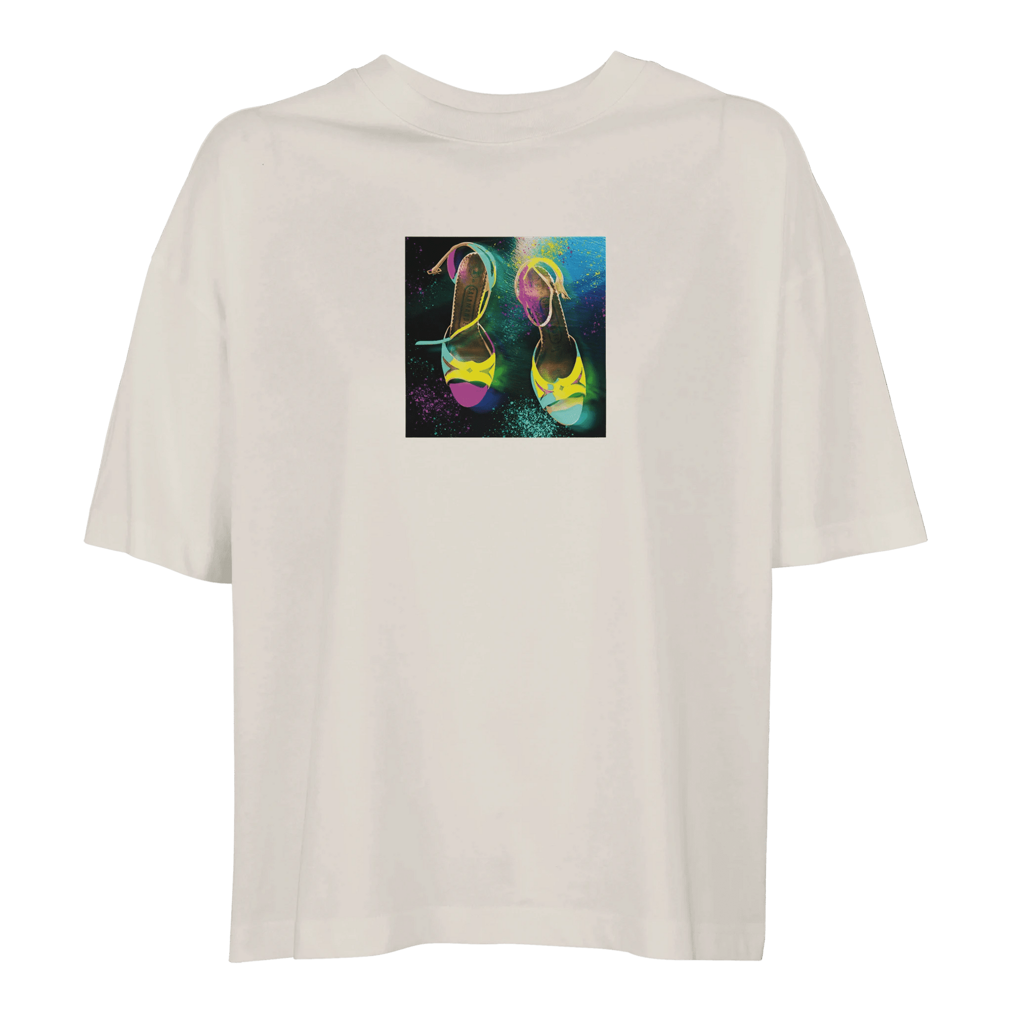 Adventurous - "Dancing in Colours" T-shirt Off White XS 29