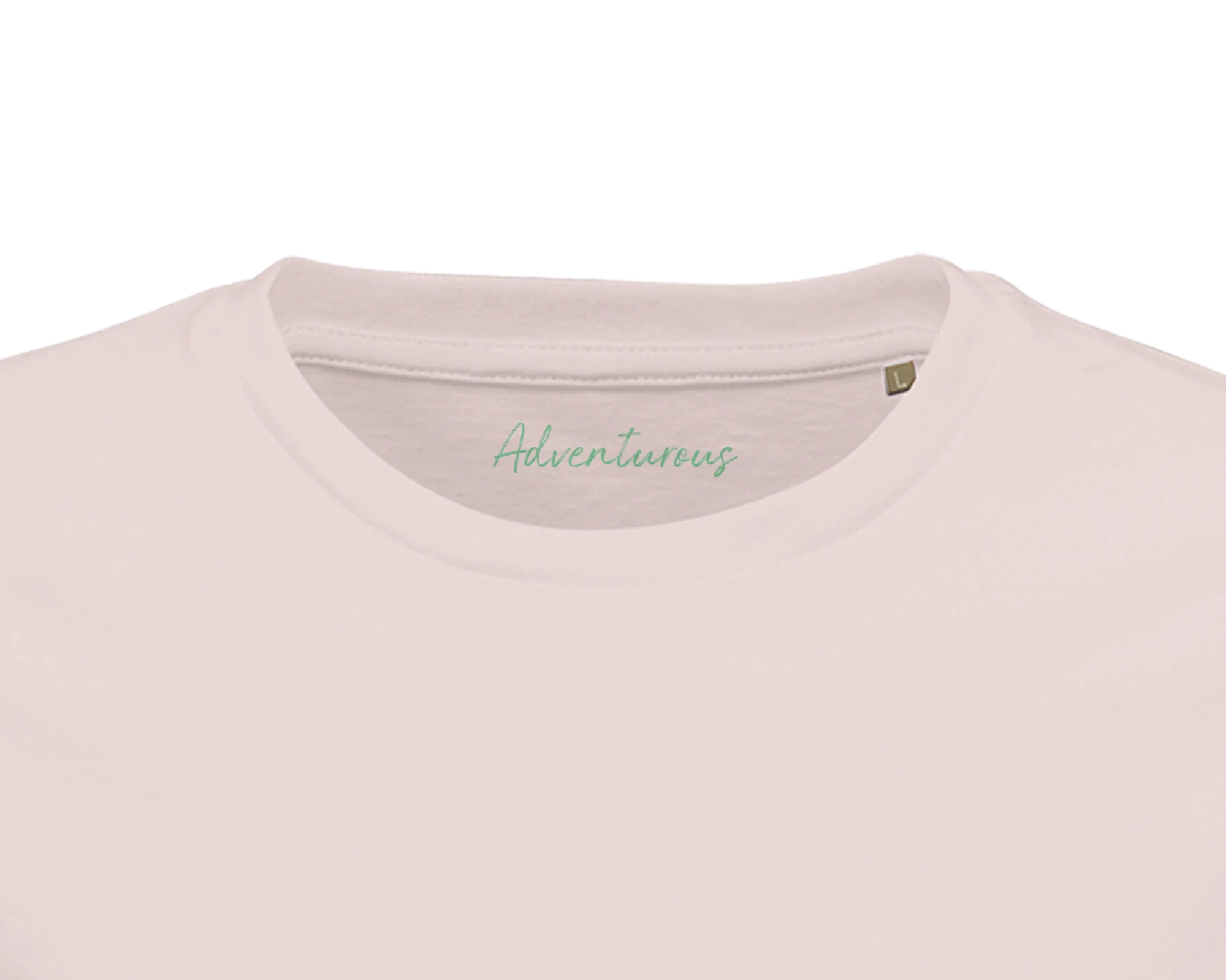 Adventurous - "Dancing in Colours" T-shirt Pale Pink XS 29