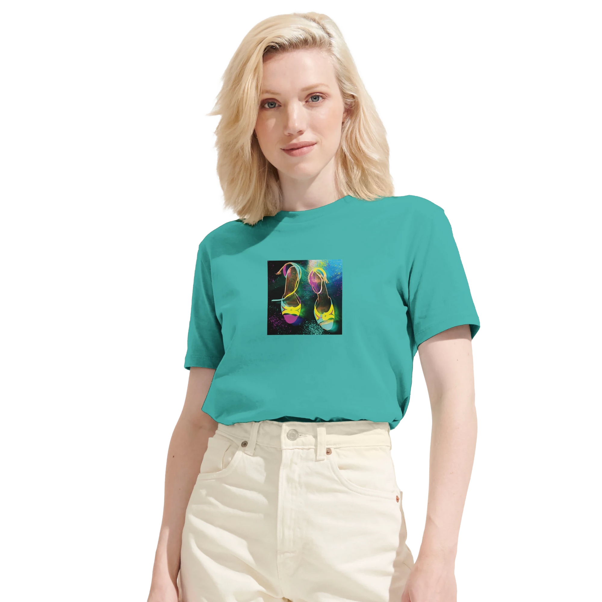 Adventurous - "Dancing in Colours" T-shirt pool blue XS 20