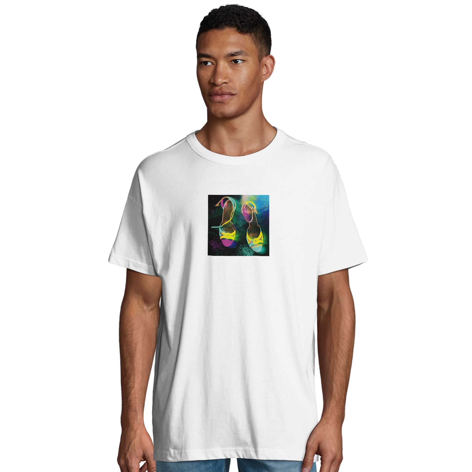 Adventurous - "Dancing in Colours" T-shirt White S 27