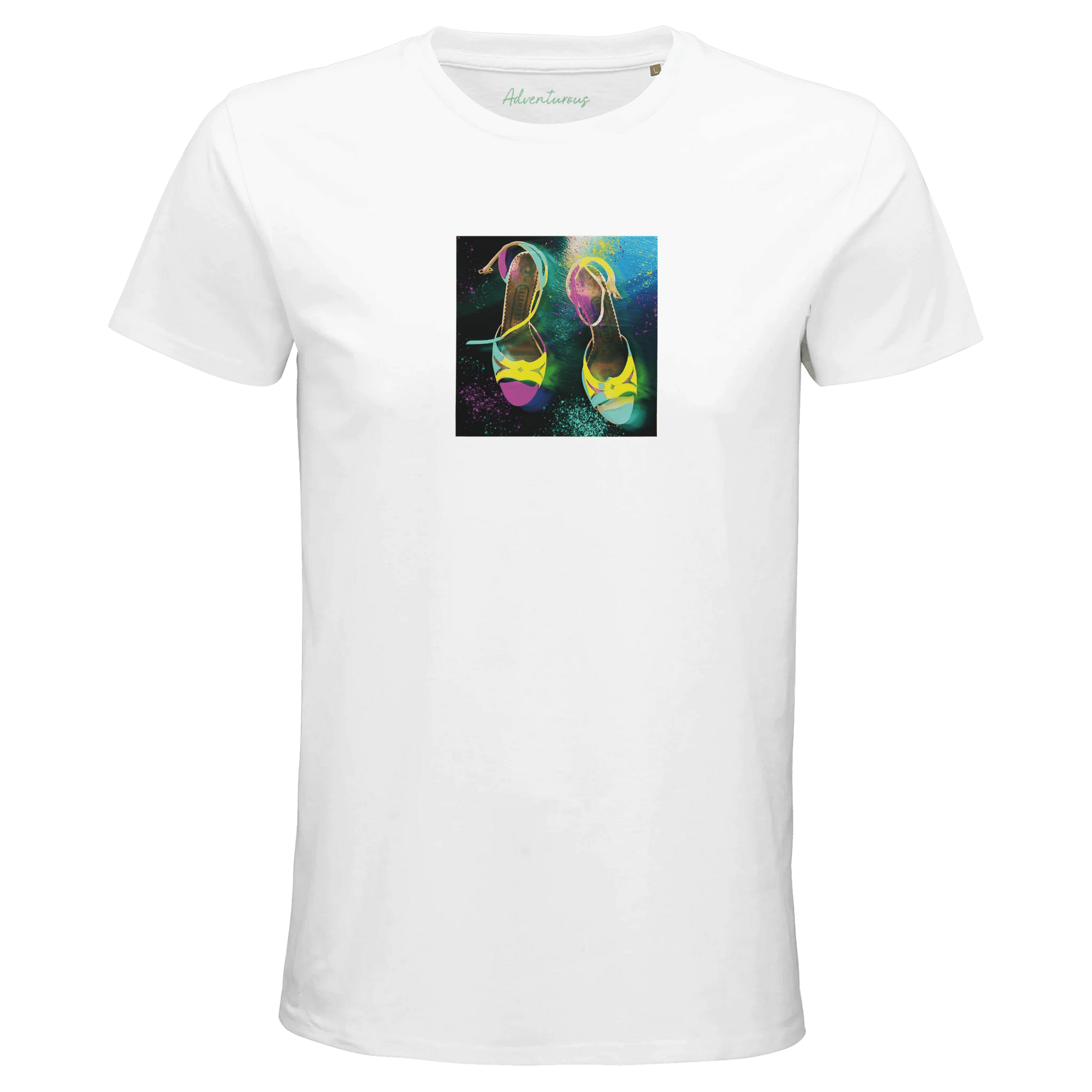 Adventurous - "Dancing in Colours" T-shirt White XS 40
