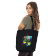 Adventurous - "Dancing In Colours" Tote Bag Black 4