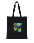 Adventurous - "Dancing In Colours" Tote Bag Black 1