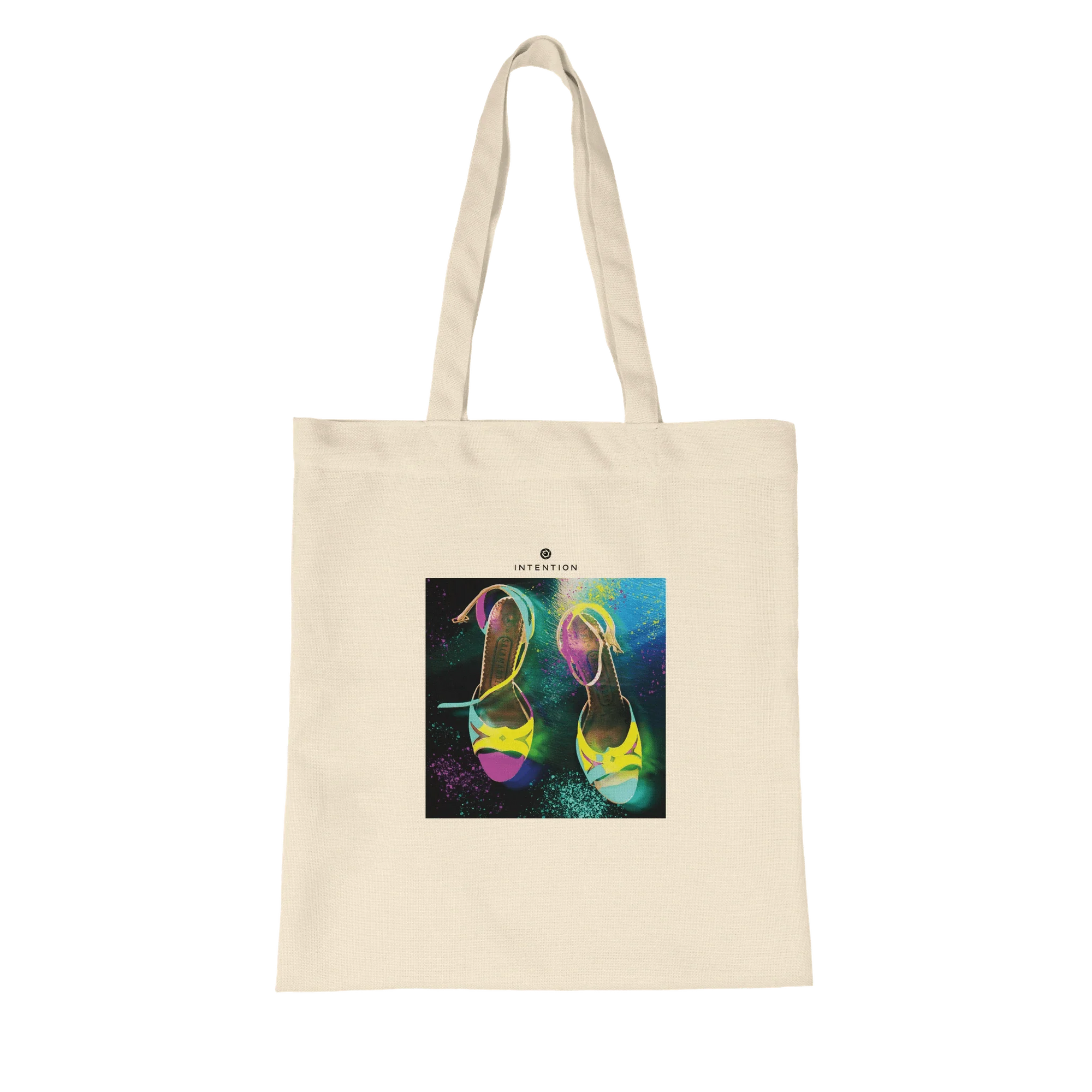 Adventurous - "Dancing In Colours" Tote Bag Natural 5
