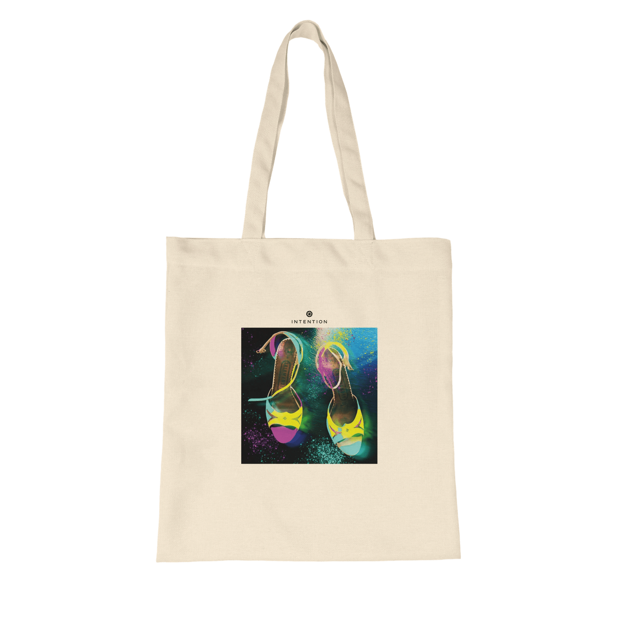 Adventurous - "Dancing In Colours" Tote Bag Natural 5