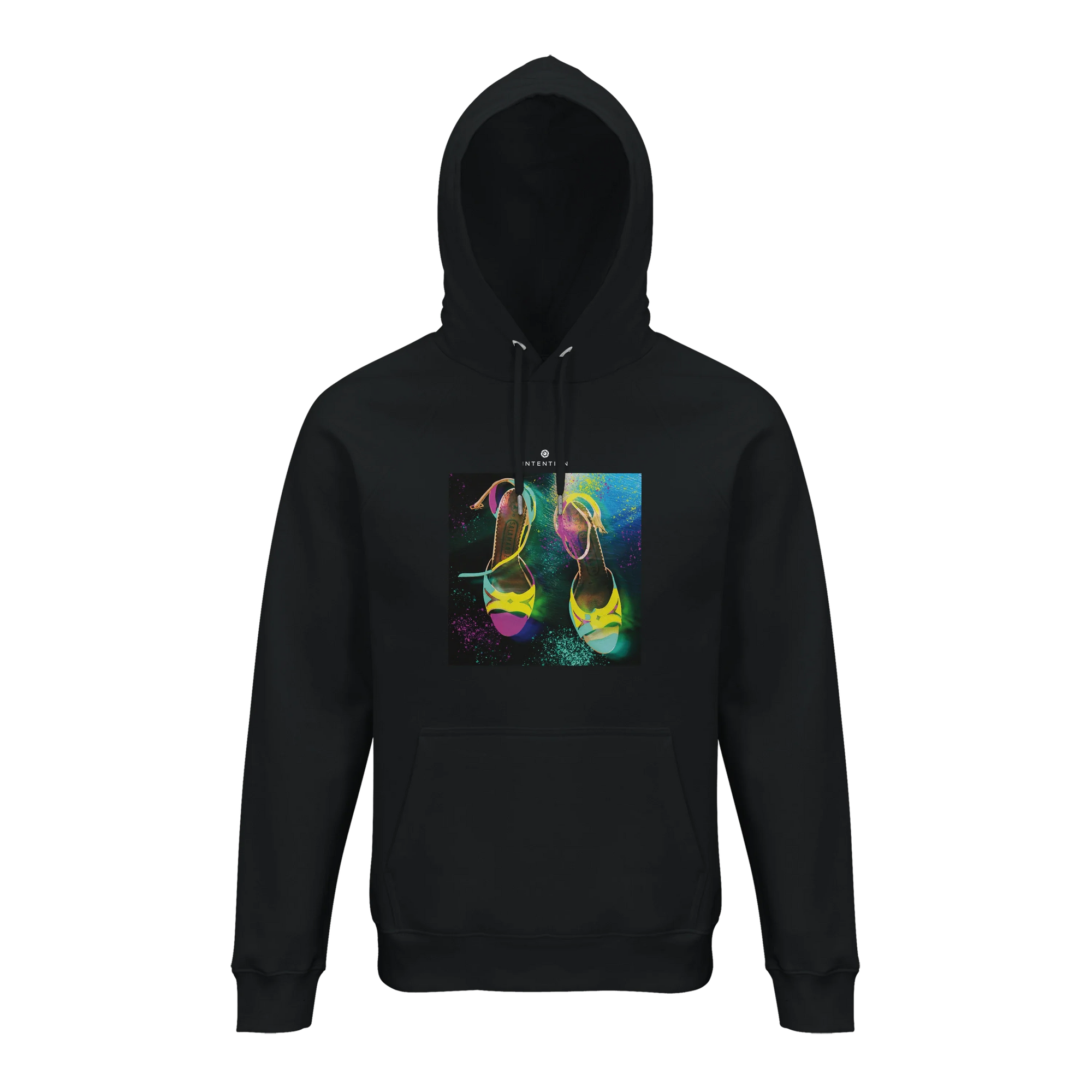 Adventurous - "Dancing in Colours" Hoodie Black 1