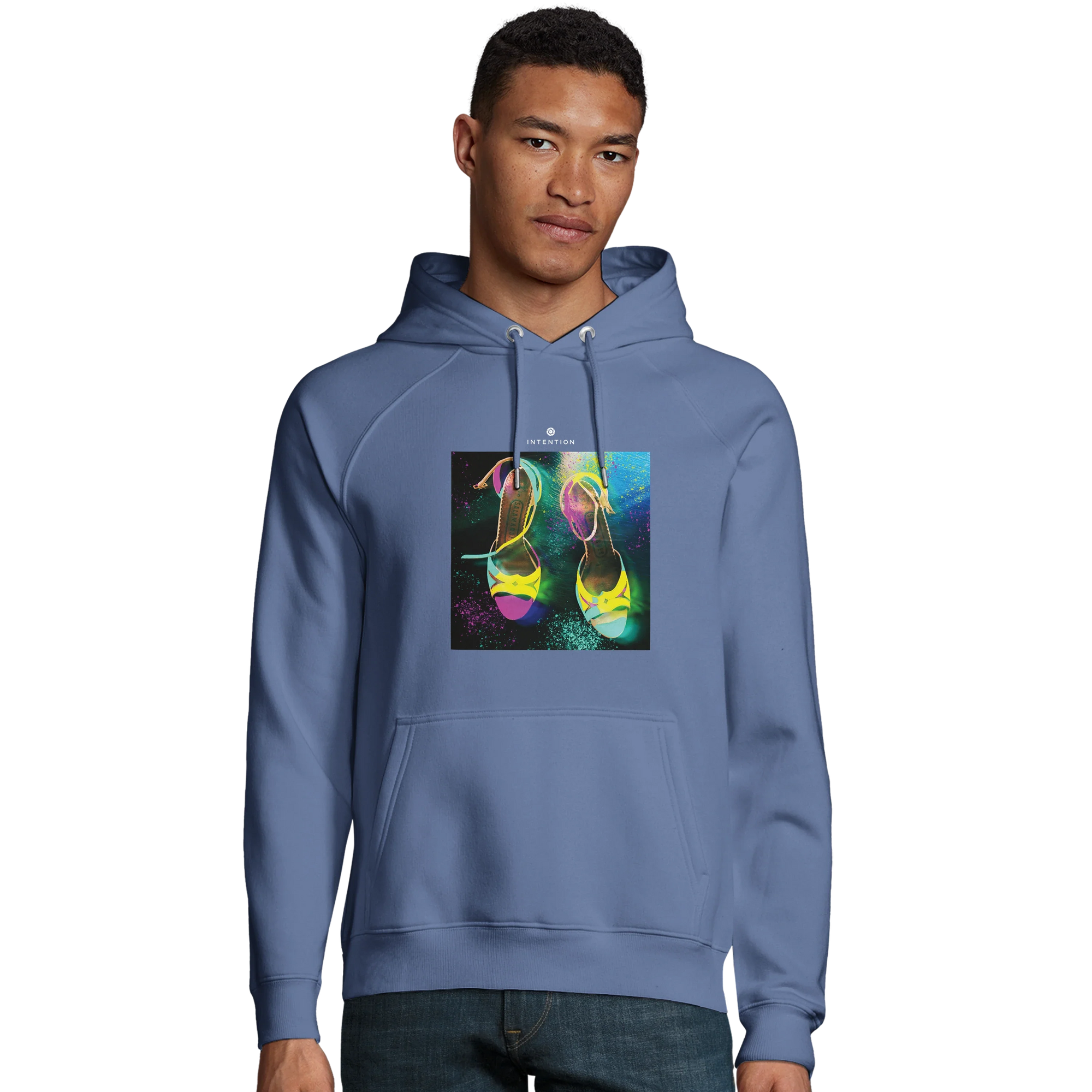 Adventurous - "Dancing in Colours" Hoodie Blue 3