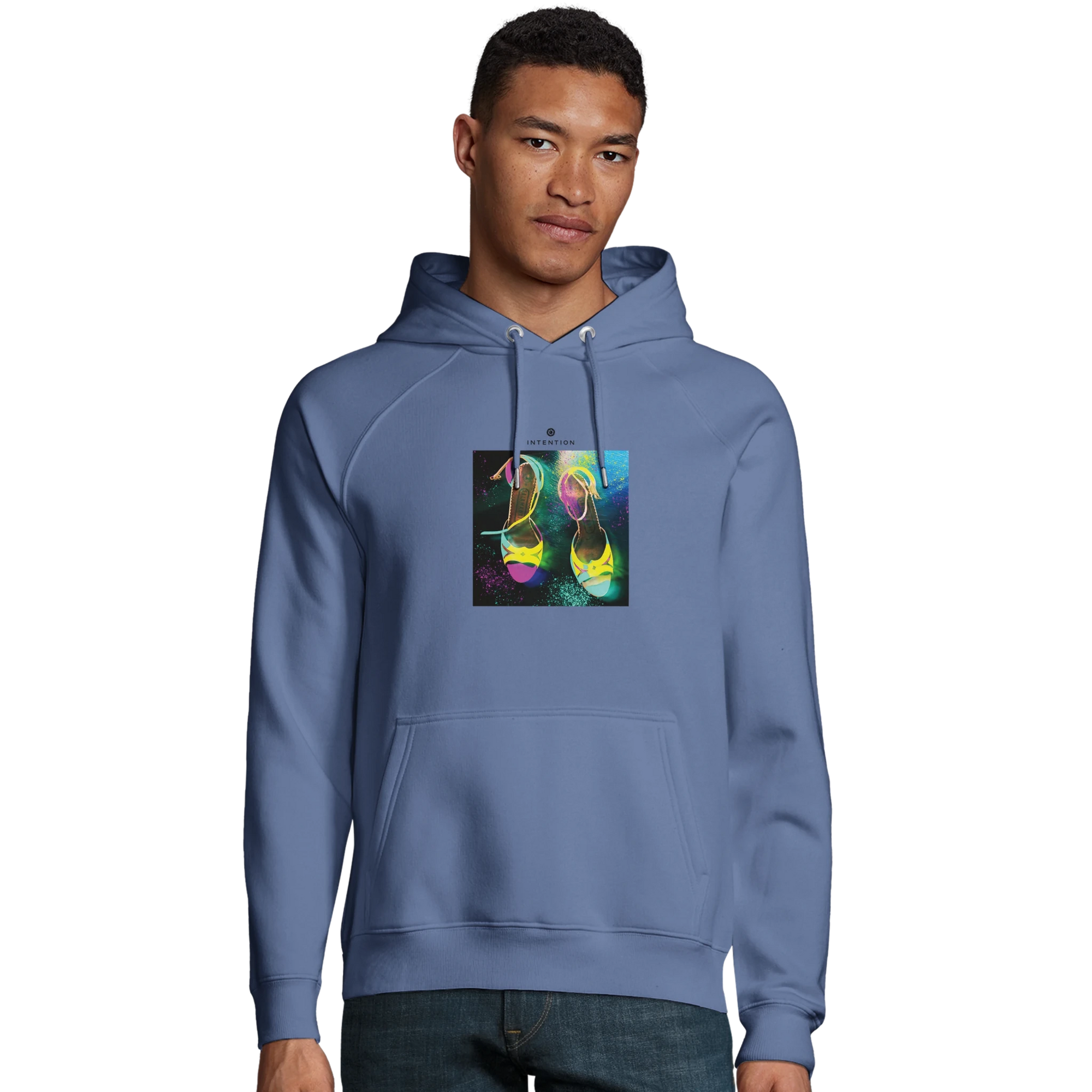 Adventurous - "Dancing in Colours" Hoodie Blue 3