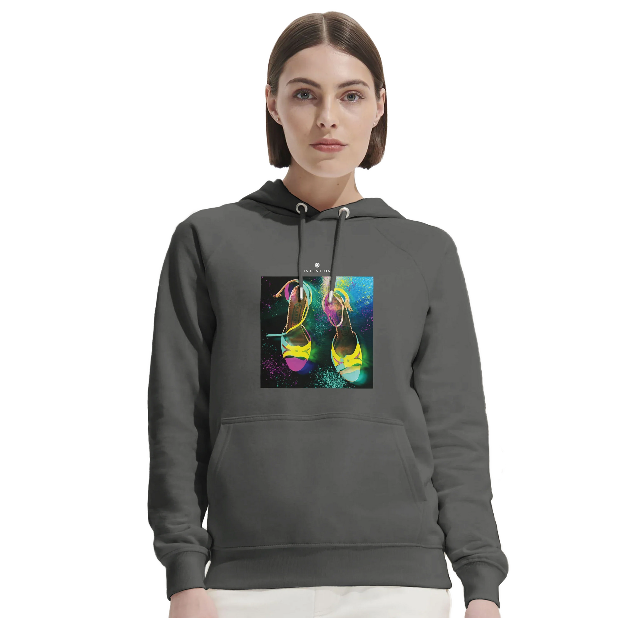 Adventurous - "Dancing in Colours" Hoodie charcoal melange 5