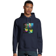 Adventurous - "Dancing in Colours" Hoodie French Navy 3
