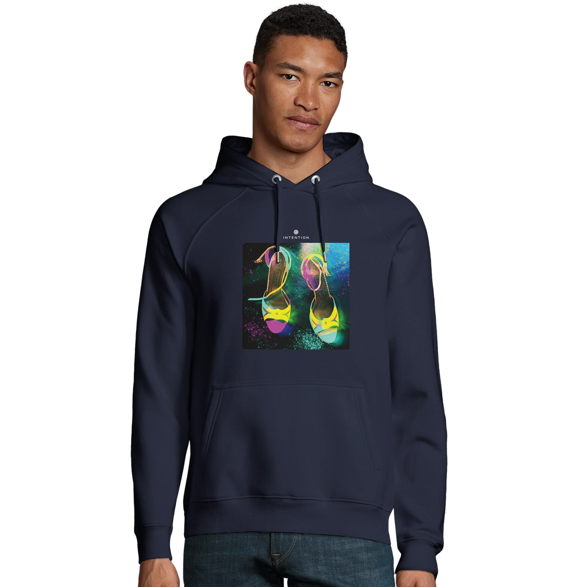 Adventurous - "Dancing in Colours" Hoodie French Navy 3