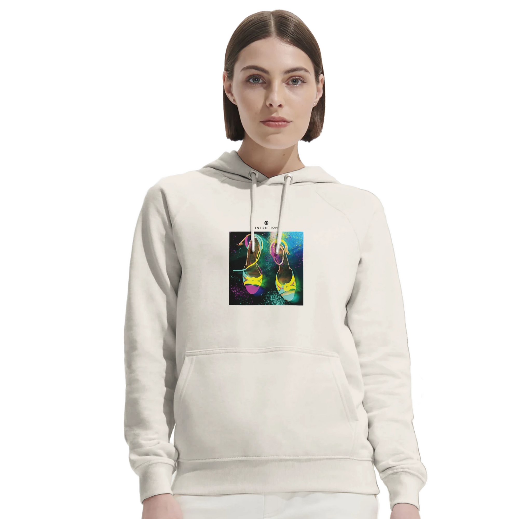 Adventurous - "Dancing in Colours" Hoodie Off White 5