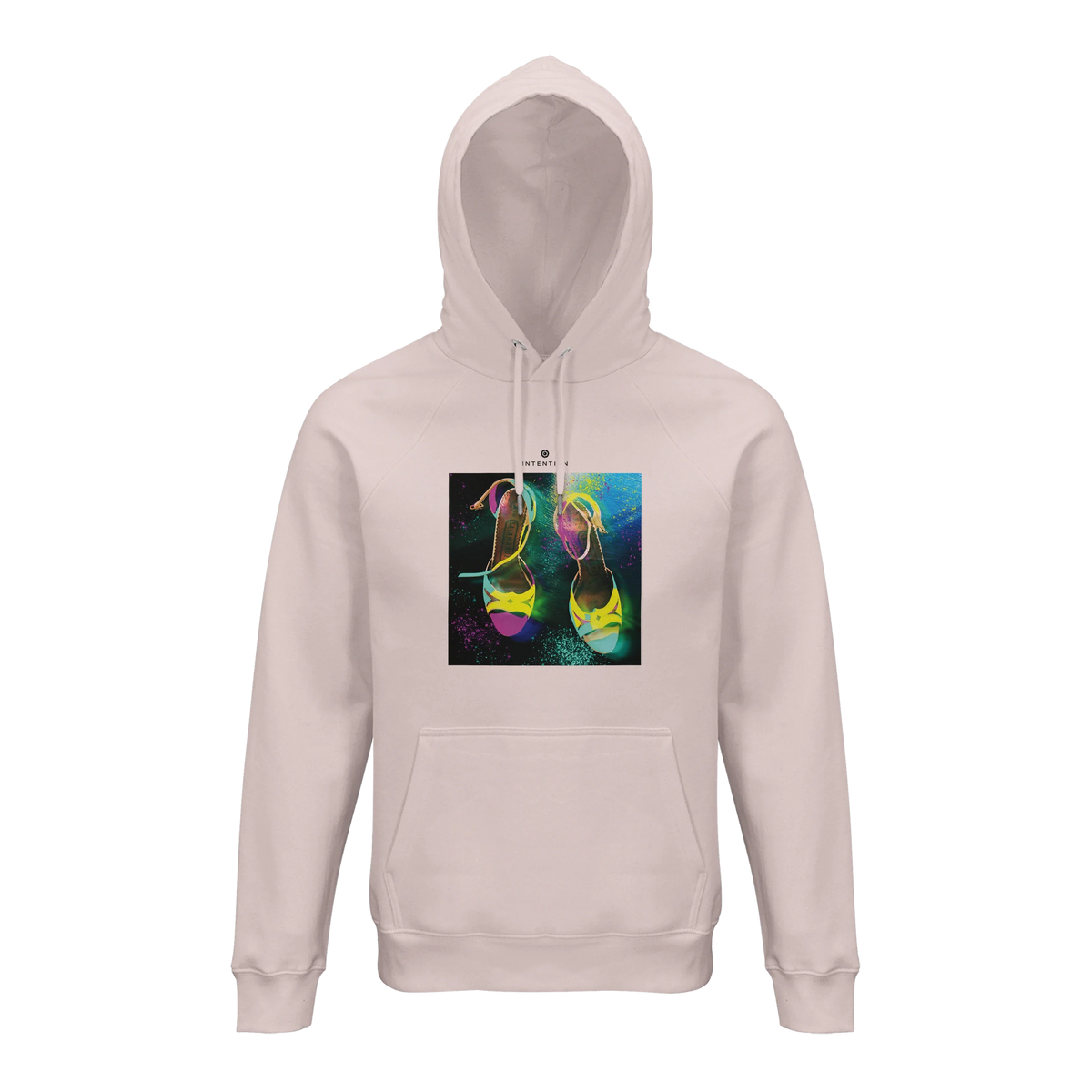Adventurous - "Dancing in Colours" Hoodie Pale Pink 1
