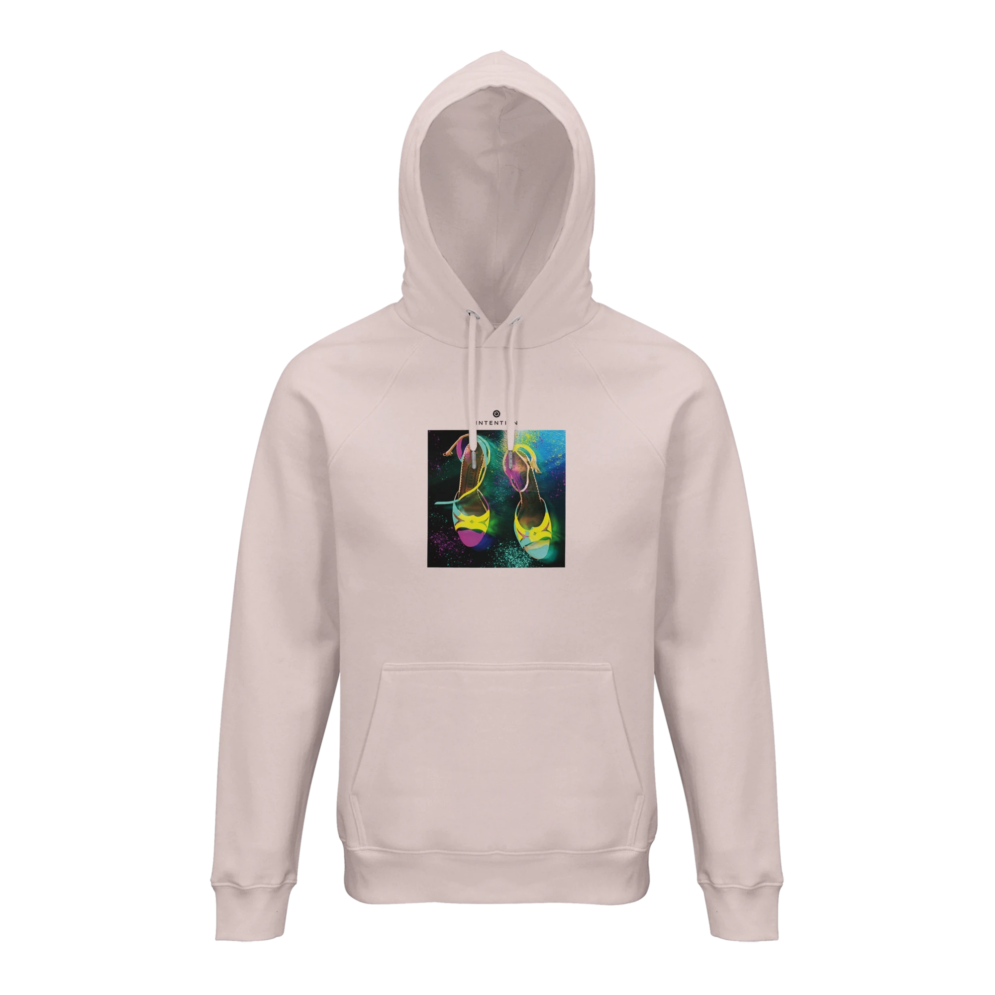 Adventurous - "Dancing in Colours" Hoodie Pale Pink 1