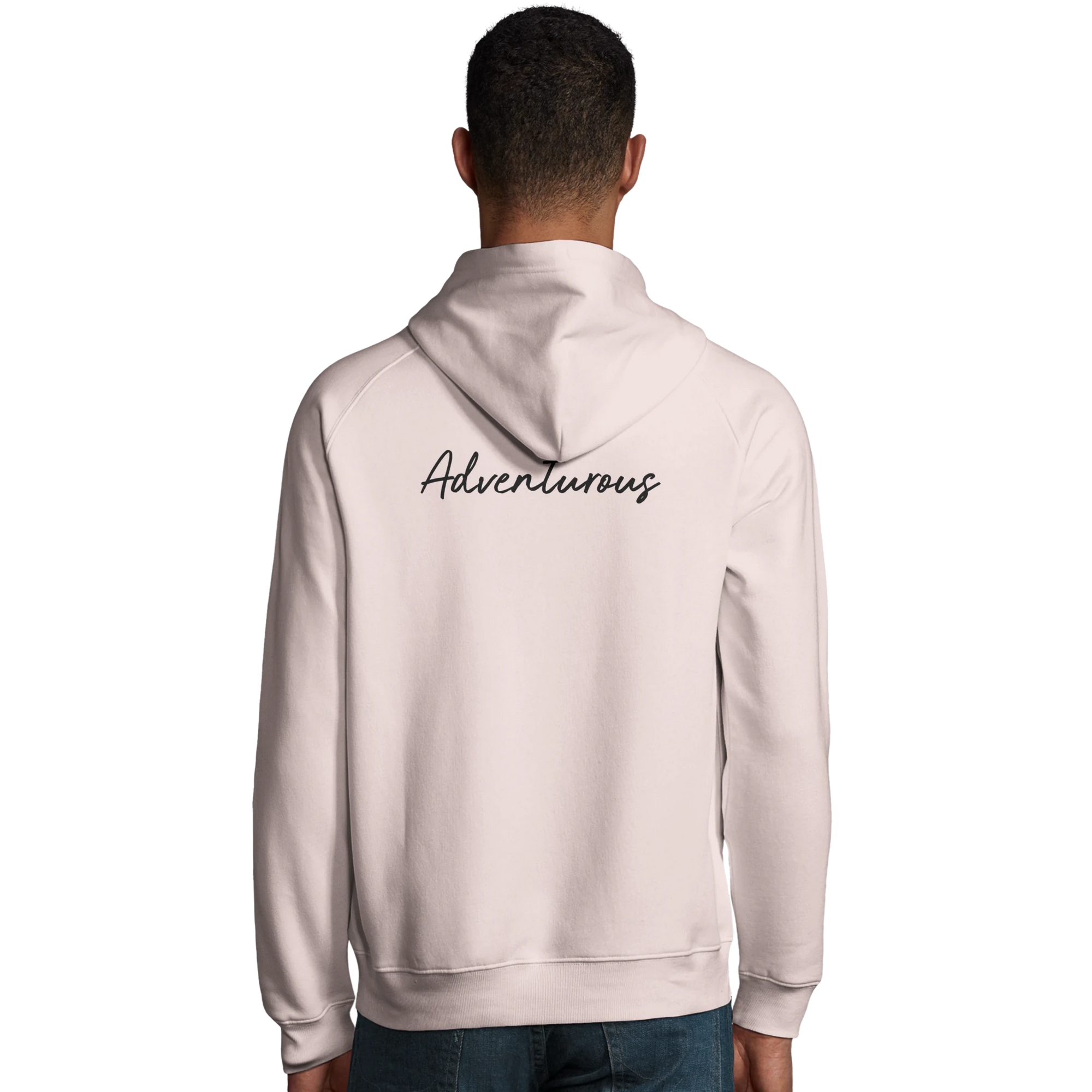 Adventurous - "Dancing in Colours" Hoodie Pale Pink 4