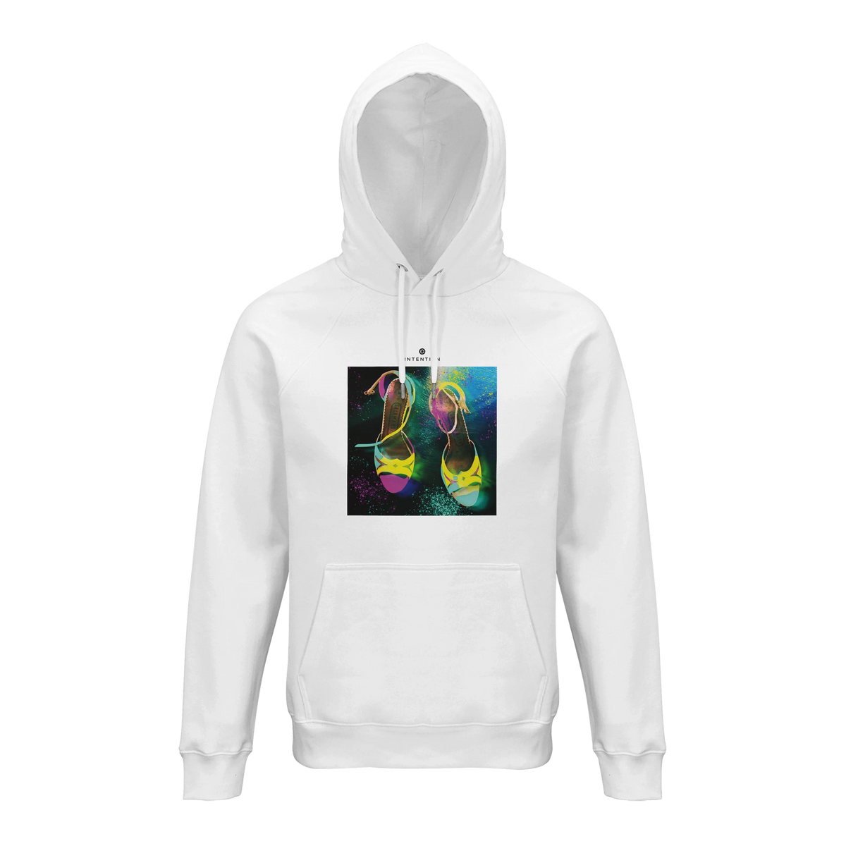 Adventurous - "Dancing in Colours" Hoodie White 1