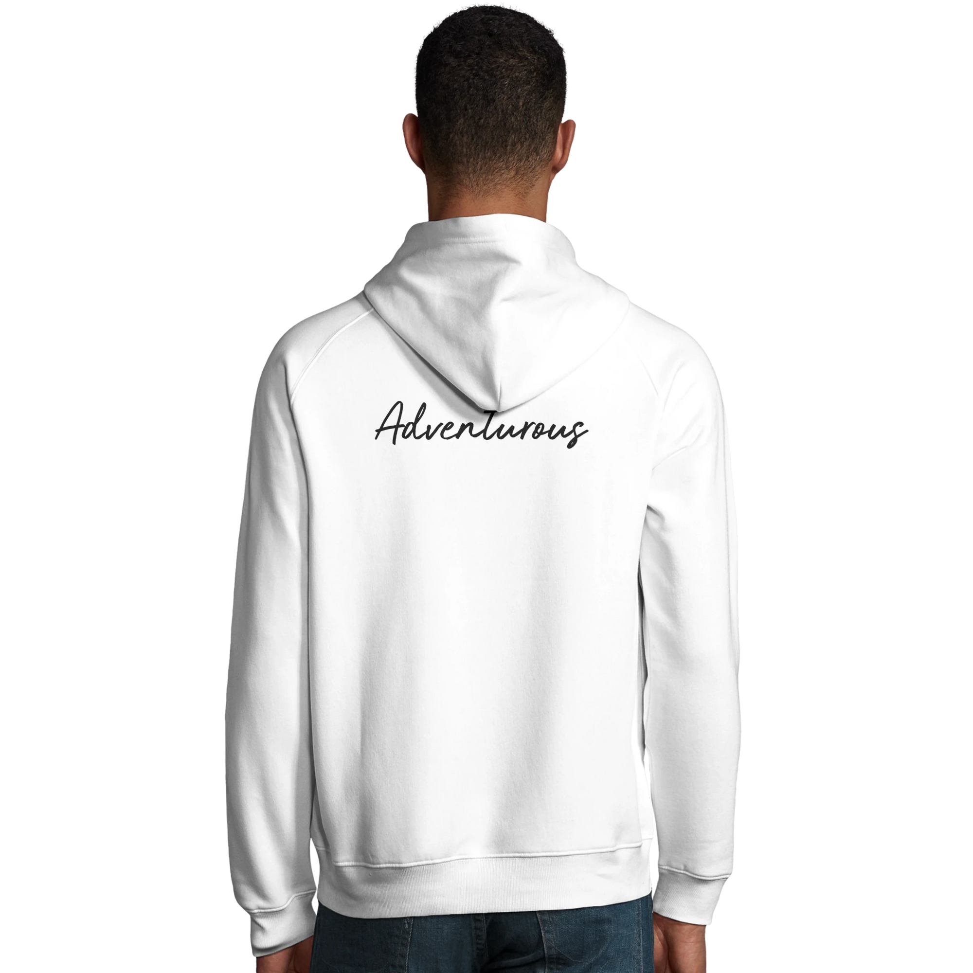 Adventurous - "Dancing in Colours" Hoodie White 4