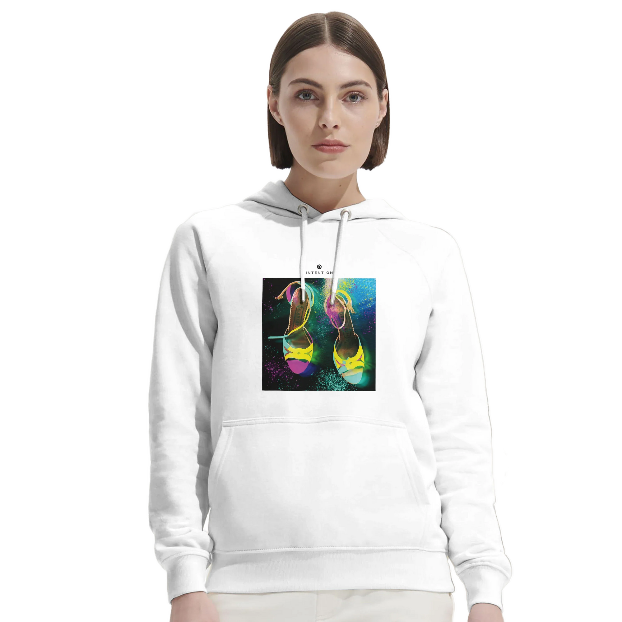 Adventurous - "Dancing in Colours" Hoodie White 5
