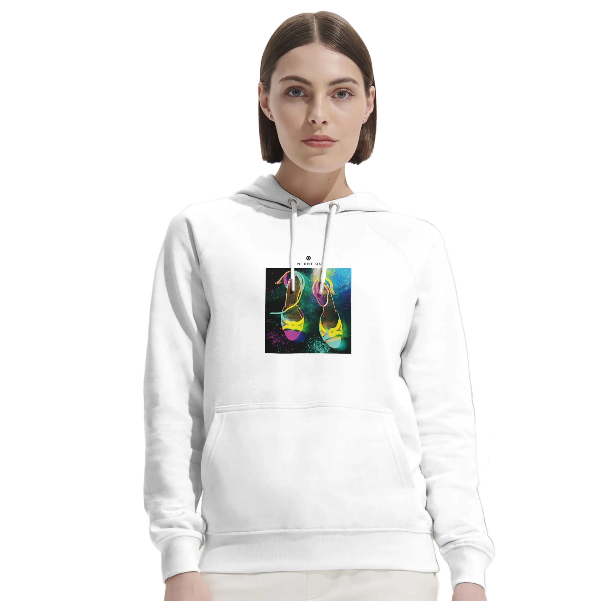 Adventurous - "Dancing in Colours" Hoodie White 5