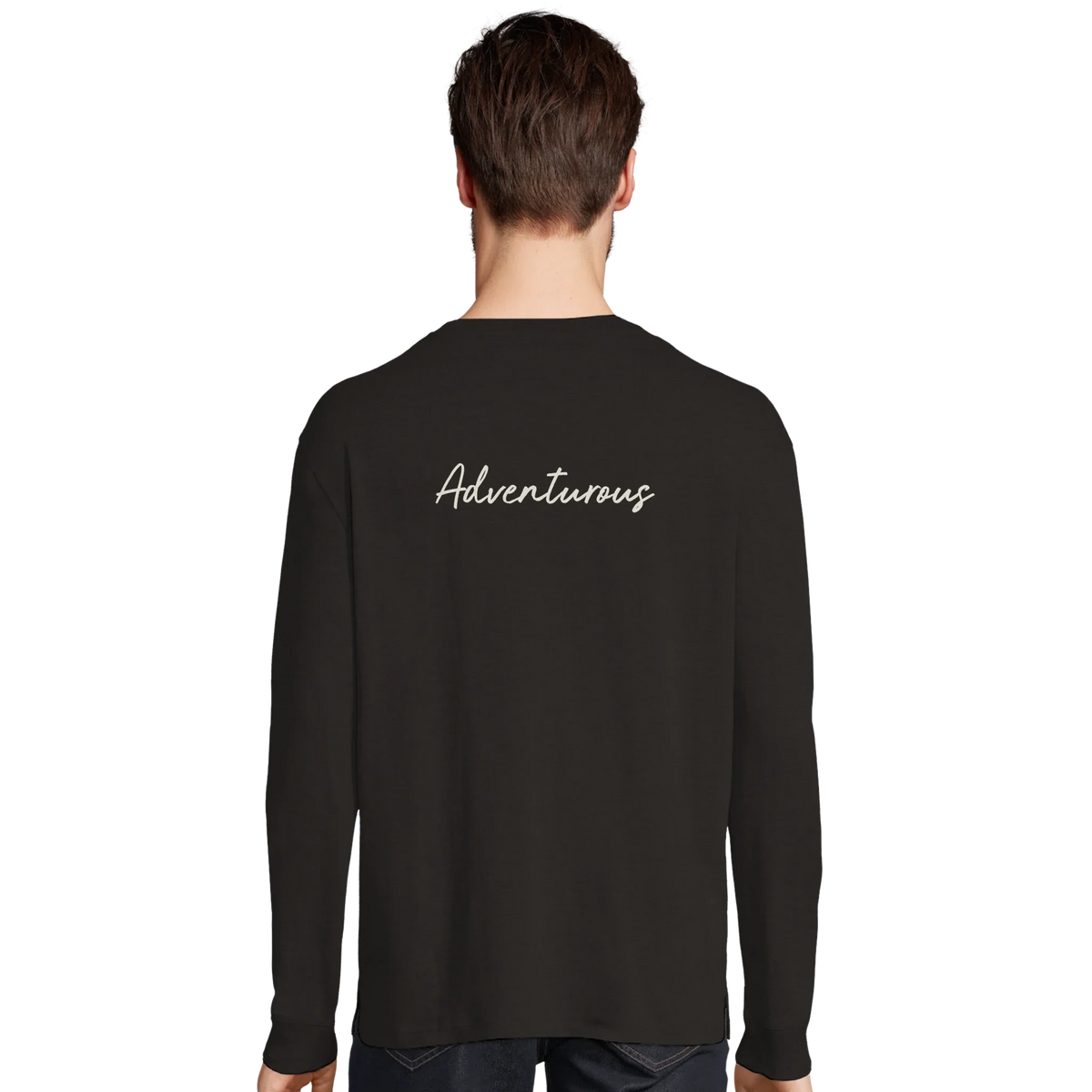 Adventurous - "Dancing in Colours" Long sleeve Deep Black 4