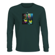 Adventurous - "Dancing in Colours" Long sleeve green empire 1