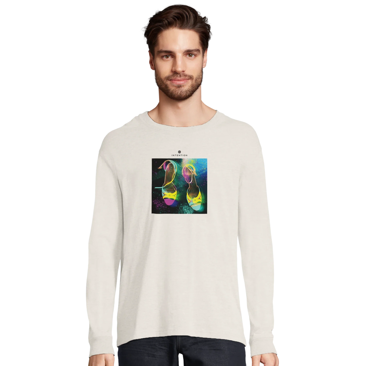 Adventurous - "Dancing in Colours" Long sleeve Off White 4