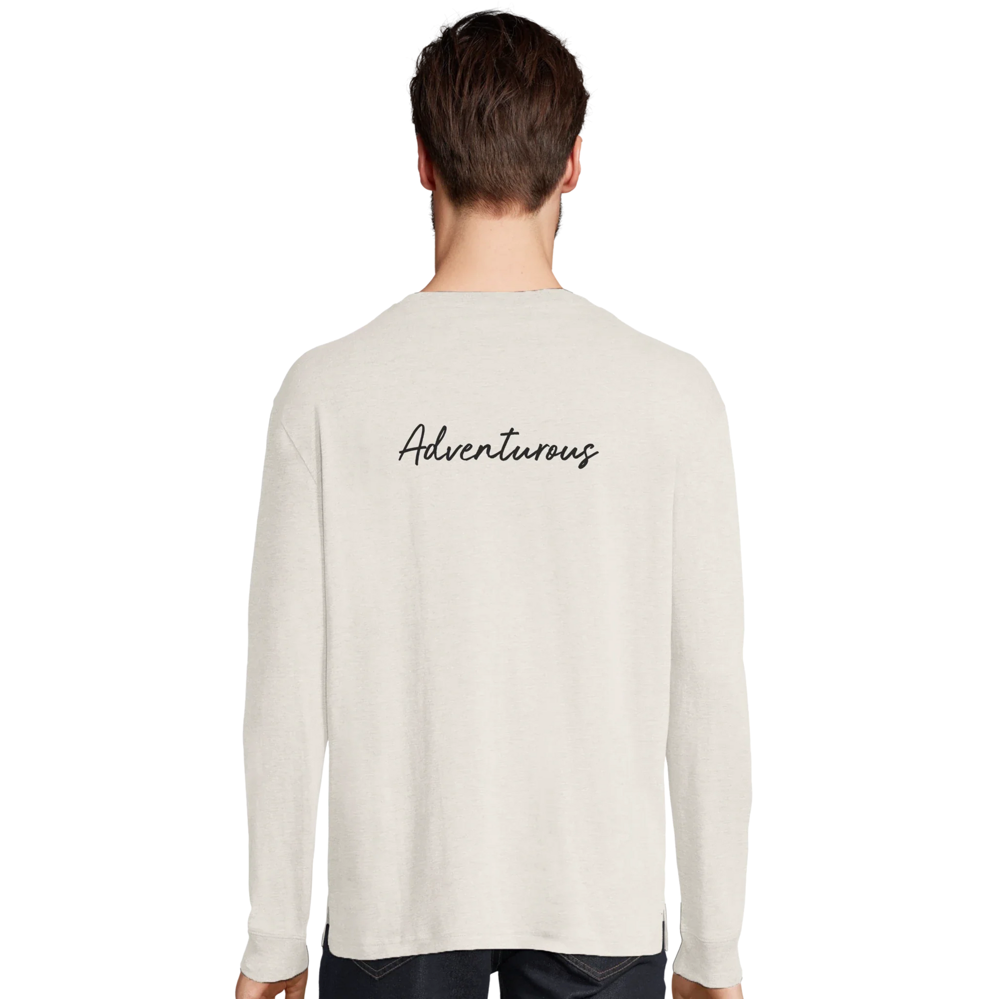 Adventurous - "Dancing in Colours" Long sleeve Off White 5