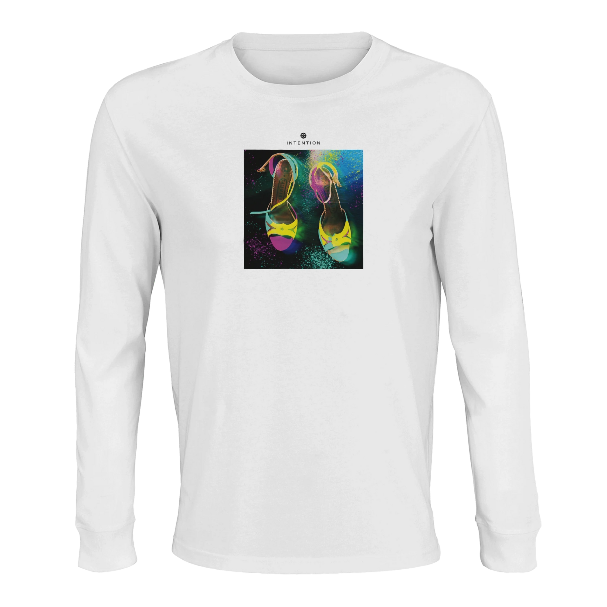 Adventurous - "Dancing in Colours" Long sleeve White 1
