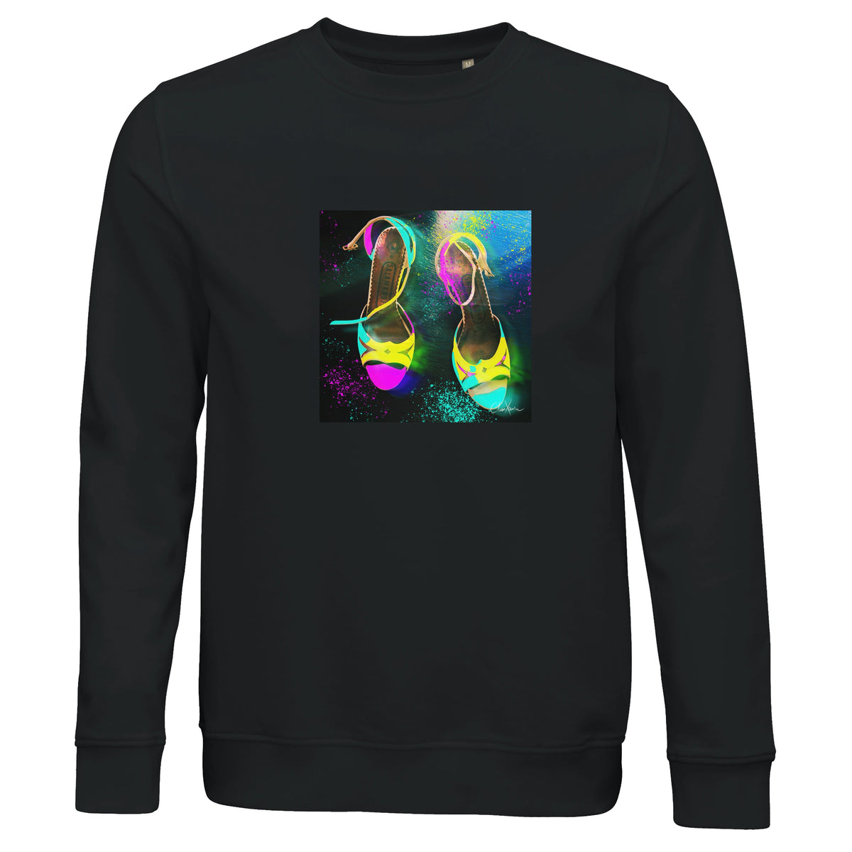 Adventurous - "Dancing in Colours" Sweatshirt Black 1