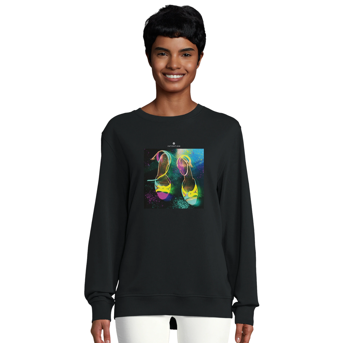 Adventurous - "Dancing in Colours" Sweatshirt Black 5