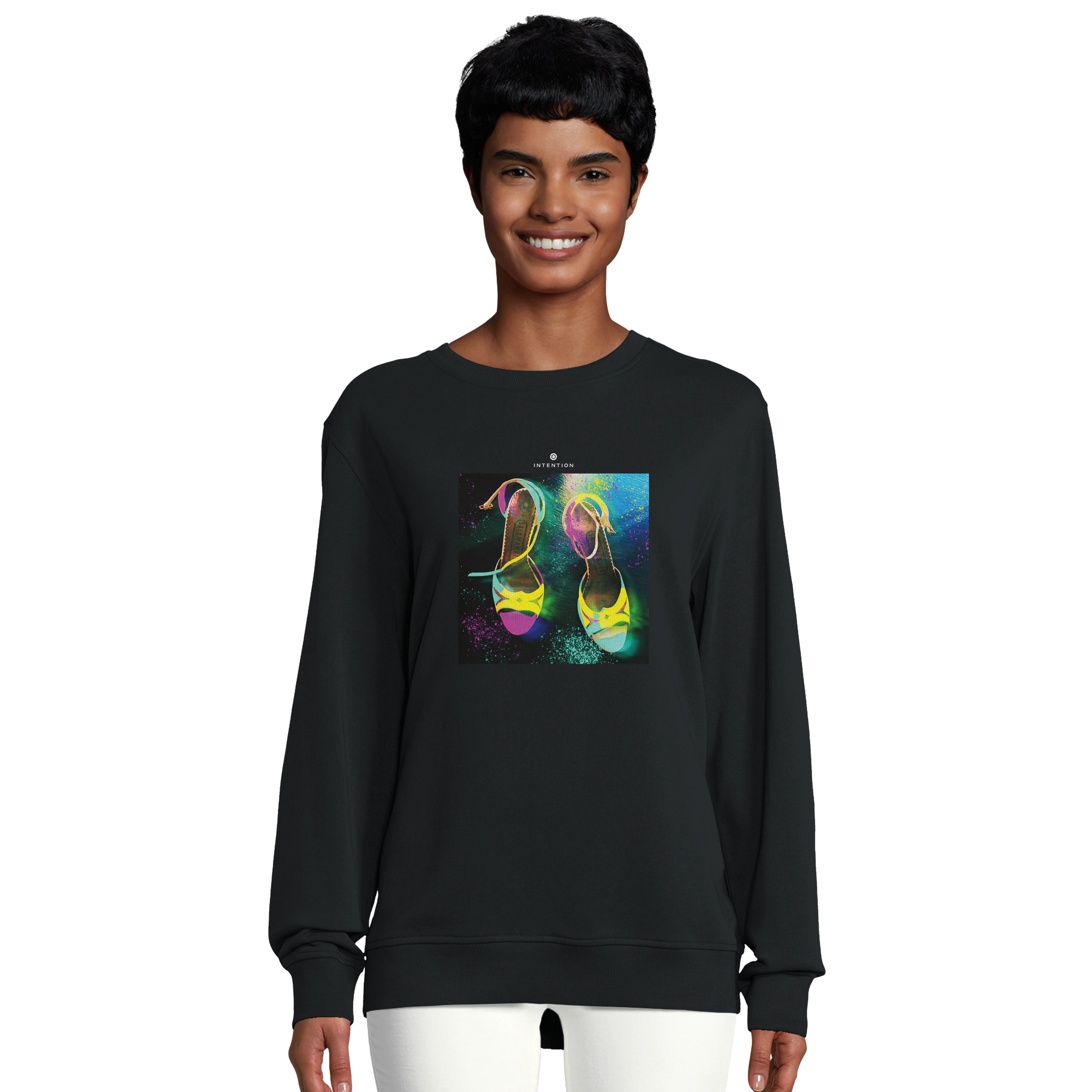 Adventurous - "Dancing in Colours" Sweatshirt Black 5