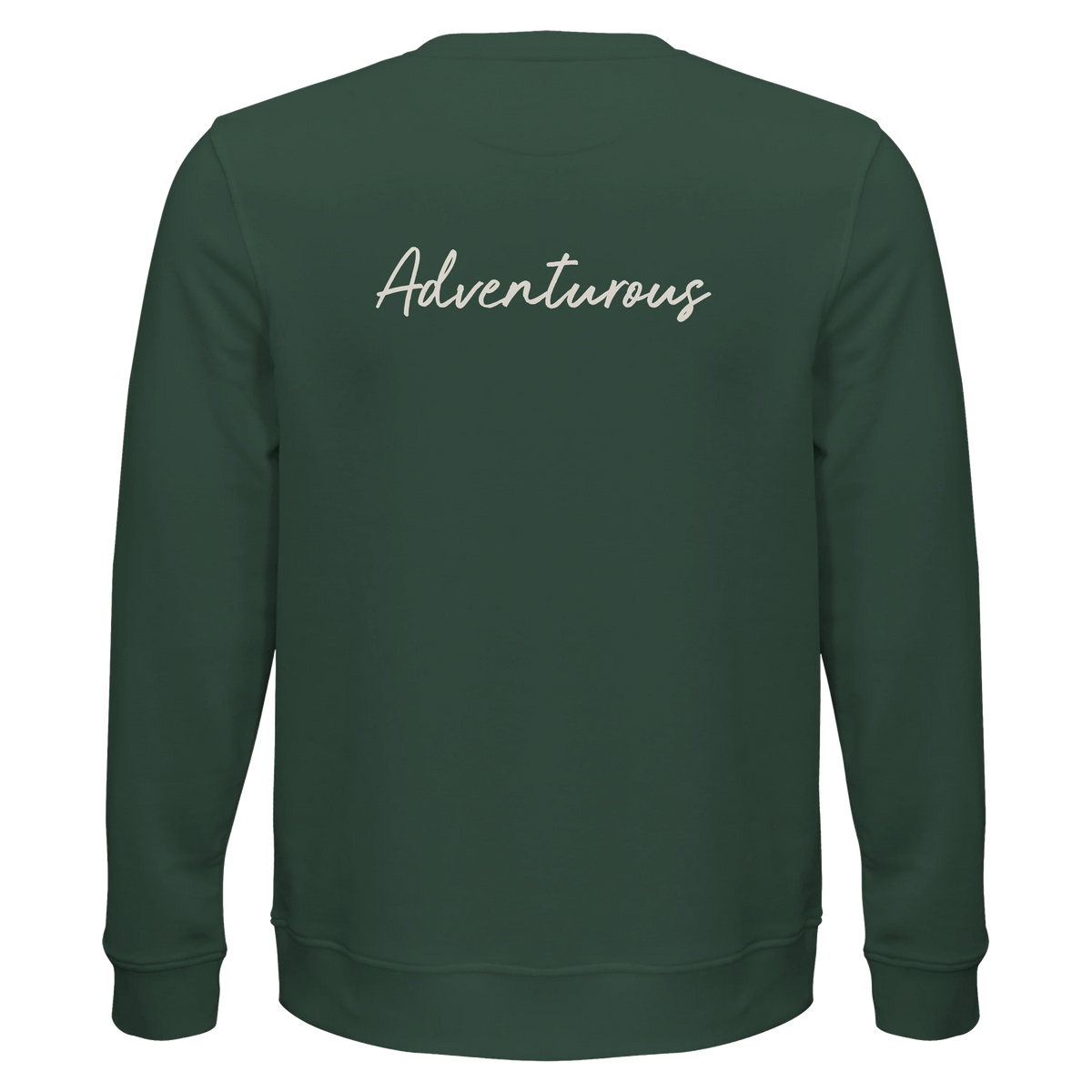 Adventurous - "Dancing in Colours" Sweatshirt Bottle Green 2