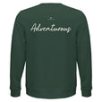 Adventurous - "Dancing in Colours" Sweatshirt Bottle Green 2