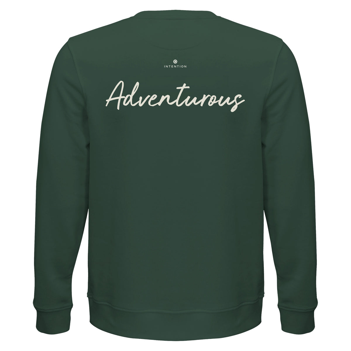 Adventurous - "Dancing in Colours" Sweatshirt Bottle Green 2