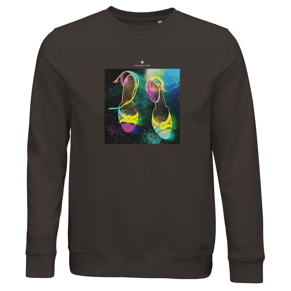 Adventurous - "Dancing in Colours" Sweatshirt deep charcoal grey 1