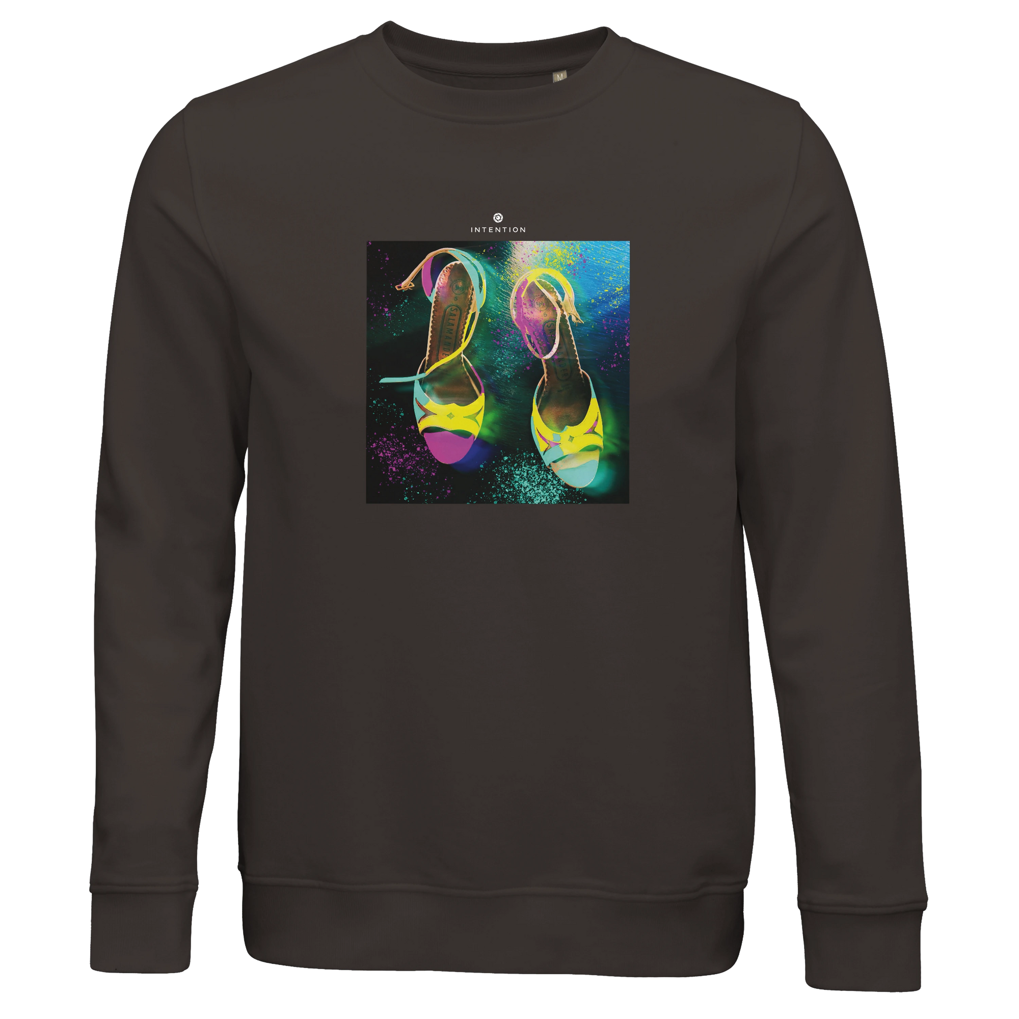 Adventurous - "Dancing in Colours" Sweatshirt deep charcoal grey 1
