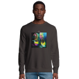 Adventurous - "Dancing in Colours" Sweatshirt deep charcoal grey 3