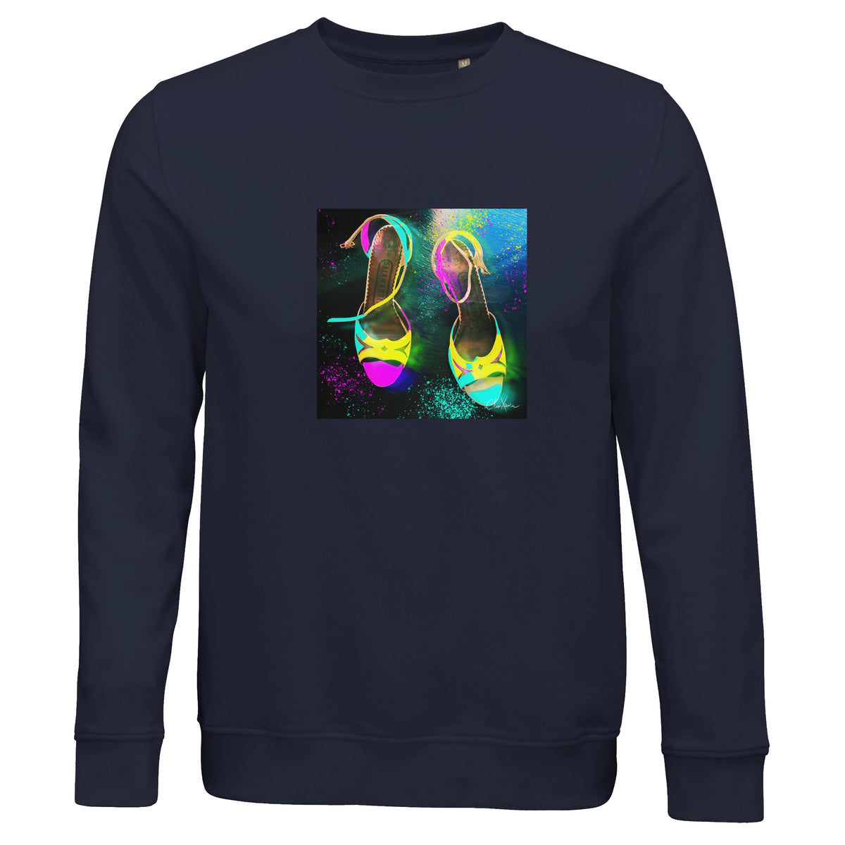Adventurous - "Dancing in Colours" Sweatshirt French Navy 1
