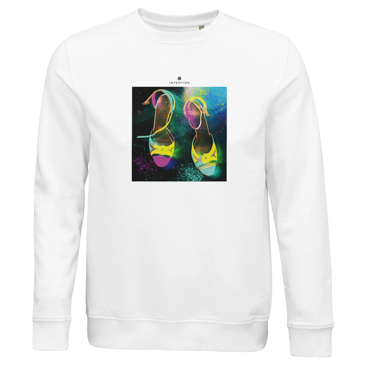 Adventurous - "Dancing in Colours" Sweatshirt White 1