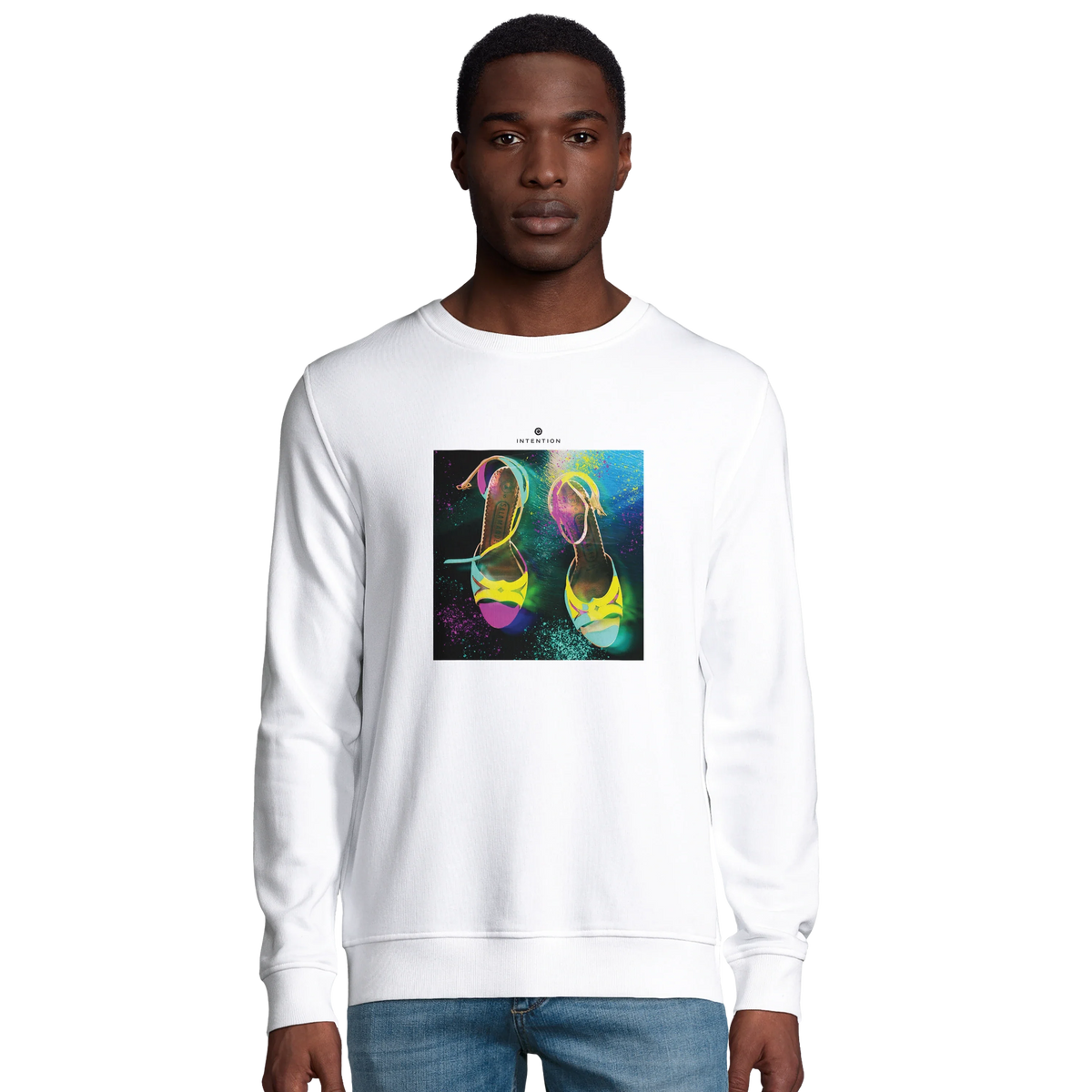 Adventurous - "Dancing in Colours" Sweatshirt White 3