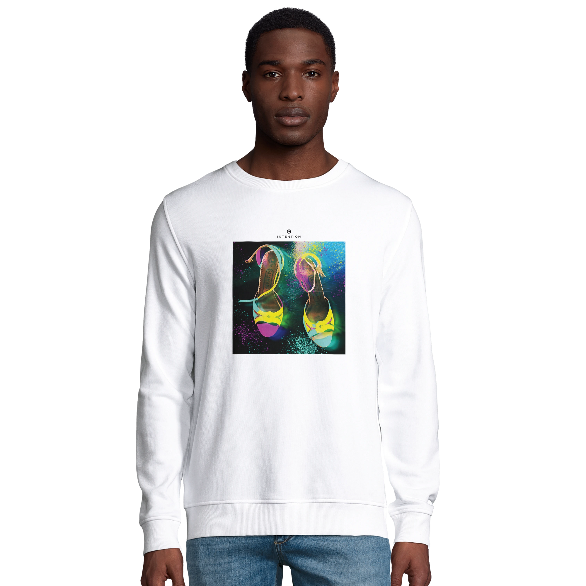Adventurous - "Dancing in Colours" Sweatshirt White 3