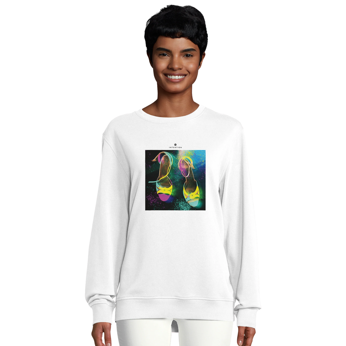 Adventurous - "Dancing in Colours" Sweatshirt White 5