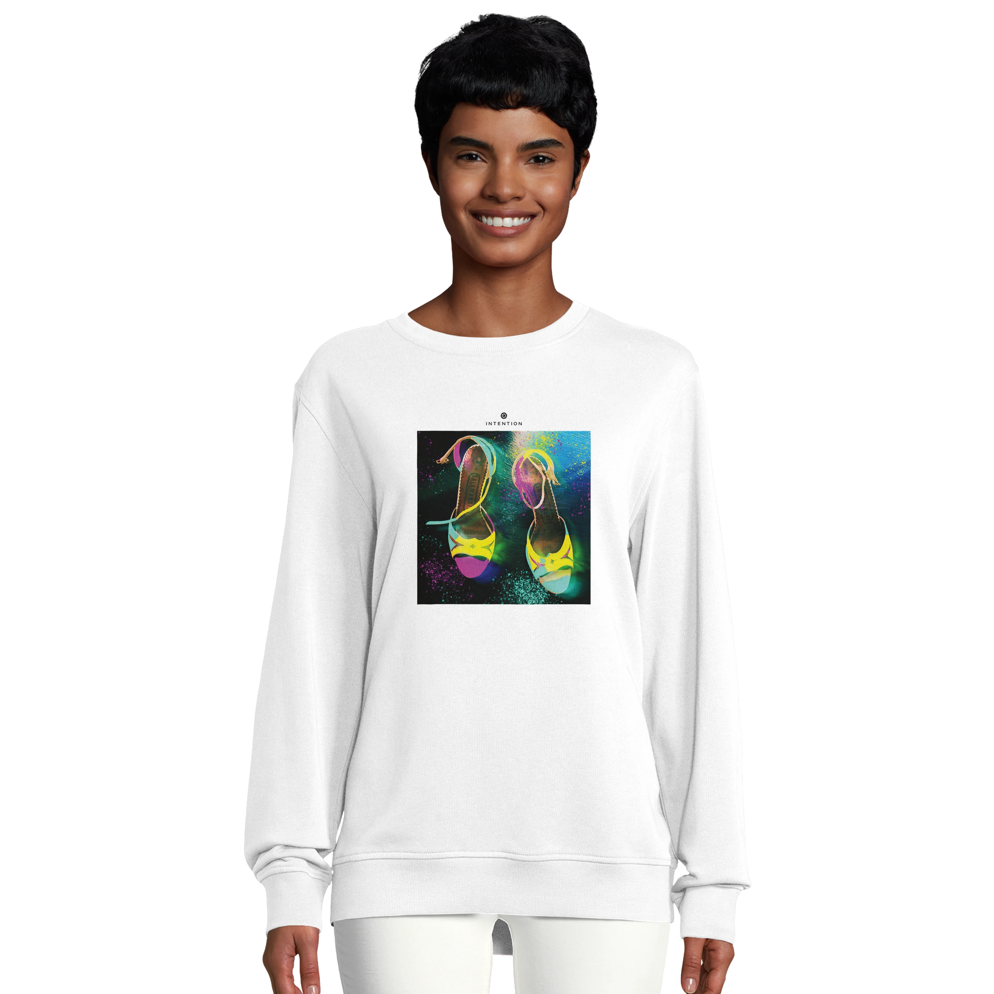 Adventurous - "Dancing in Colours" Sweatshirt White 5